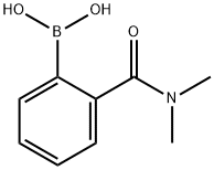 2-(N,N-DIMETHYLAMINOCARBONYL)BENZENEBORONIC ACID 化学構造式