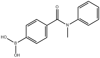 4-(BENZYL(METHYL)CARBAMOYL)PHENYLBORONIC ACID Structure