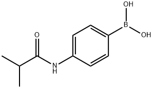 4-ISOBUTYRAMIDOBENZENEBORONIC ACID Structure