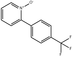 2-(4-TRIFLUOROMETHYLPHENYL)PYRIDINE 1-OXIDE Struktur