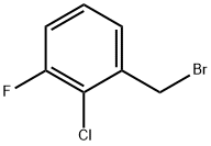 1-(ブロモメチル)-2-クロロ-3-フルオロベンゼン 化学構造式