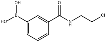 3-(2-CHLOROETHYLCARBAMOYL)BENZENEBORONIC ACID|N-(2-氯乙基)-3-硼苯甲酰胺