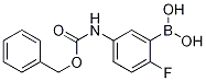 5-(Cbz-amino)-2-fluorophenylboronic acid Structure