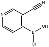 3-CYANOPYRIDIN-4-YLBORONIC ACID 化学構造式
