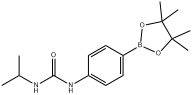 4-(3-异丙基脲)苯基硼酸频哪醇酯,874291-02-8,结构式