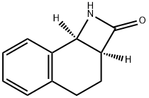 (1S,6S)-4,5-BENZO-7-AZABICYCLO[4.2.0]OCTAN-8-ONE 化学構造式