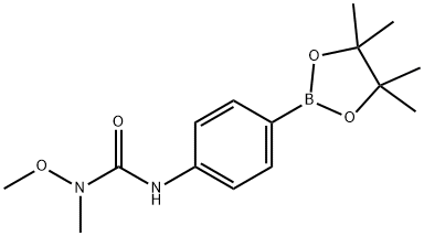 1-METHOXY-1-METHYL-3-[4-(4,4,5,5-TETRAMETHYL-1,3,2-DIOXABOROLAN-2-YL)PHENYL]UREA Struktur