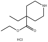 Ethyl 4-Ethyl-4-piperidinecarboxylate Hydrochloride Struktur