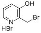 2-BROMOMETHYL-3-HYDROXYPYRIDINE HYDROBROMIDE 化学構造式