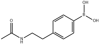 4-(2-Acetylaminoethyl)phenylboronic acid 化学構造式