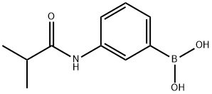 3-异丁酰胺基苯基硼酸 结构式