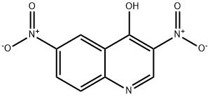 3,6-DINITRO-4-HYDROXYQUINOLINE
 Structure
