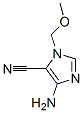 1H-Imidazole-5-carbonitrile,  4-amino-1-(methoxymethyl)- Structure