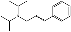 N,N-ビスイソプロピル-3-フェニル-2-プロペンアミン 化学構造式