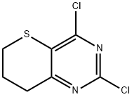 2,4-二氯-7,8-二氢-6H-硫代吡喃并[3,2-D]嘧啶, 87466-23-7, 结构式