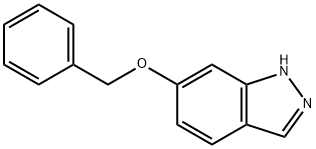6-BENZYLOXY-1H-INDAZOLE Struktur