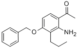 Ethanone,1-[2-amino-4-(phenylmethoxy)-3-propylphenyl]- Structure