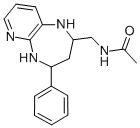 2-Acetaminomethylene-4-phenyl-1H-tetrahydro-6-azabenzo-1,5-diazepine Structure