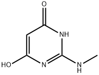 2-(甲氨基)-4,6-嘧啶二醇 结构式