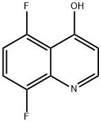 5,8-Difluoro-quinolin-4-ol Structure