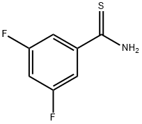 3,5-二氟硫代苯甲酰胺 结构式
