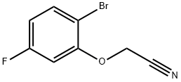 (2-Bromo-5-fluorophenoxy)-acetonitrile,874804-05-4,结构式