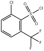 2-氯-6-(三氟甲基)苯-1-磺酰氯, 874814-70-7, 结构式