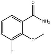 3-fluoro-2-methoxy-benzamide Struktur