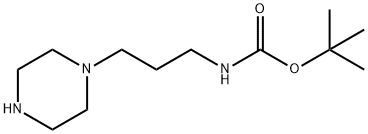 (3-PIPERAZIN-1-YL-PROPYL)-CARBAMIC ACID TERT-BUTYL ESTER Structure