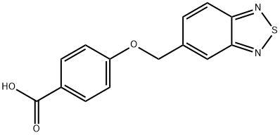 4-(Benzo[c][1,2,5]thiadiazol-5-ylMethoxy)benzoic acid Struktur