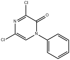 3,5-DICHLORO-1-PHENYL-1H-PYRAZIN-2-ONE 结构式