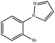 1-(2-ブロモフェニル)-1H-ピラゾール 化学構造式