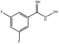 3,5-DIFLUOROBENZAMIDOXIME,874880-59-8,结构式