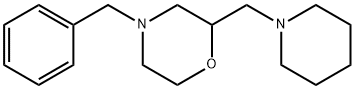 4-BENZYL-2-((PIPERIDIN-1-YL)METHYL) MORPHOLINE 化学構造式