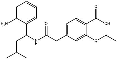 rac-2-去哌啶基-2-氨基瑞格列奈, 874908-11-9, 结构式