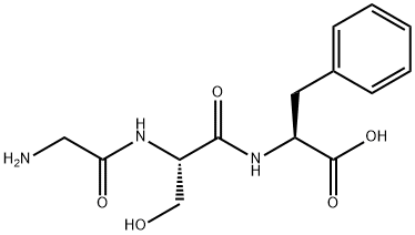 H-GLY-SER-PHE-OH Structure