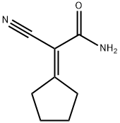 2-CYANO-2-CYCLOPENTYLIDENEACETAMIDE Structure
