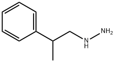 (2-苯丙基)肼 结构式