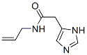 1H-Imidazole-5-acetamide,  N-2-propen-1-yl- Structure