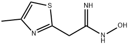 N-羟基-4-甲基-2-噻唑乙脒 结构式