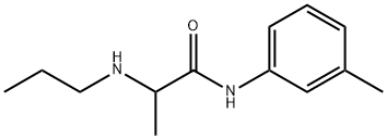 N-(3-Methylphenyl)-2-(propylamino)propanamide Struktur
