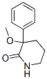 3-methoxy-3-phenyl-2-piperidinone Structure