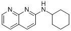 N-CYCLOHEXYL-1,8-NAPHTHYRIDIN-2-AMINE 结构式