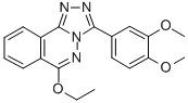 1,2,4-Triazolo(3,4-a)phthalazine, 3-(3,4-dimethoxyphenyl)-6-ethoxy- Structure