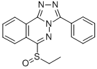 1,2,4-Triazolo(3,4-a)phthalazine, 6-(ethylsulfinyl)-3-phenyl- Structure