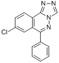 1,2,4-Triazolo(3,4-a)phthalazine, 8-chloro-6-phenyl- Structure