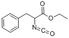 2-イソシアナト-3-フェニルプロピオン酸エチル 化学構造式