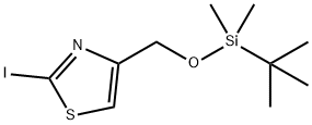 4-[[(tert-ButyldiMethylsilyl)oxy]Methyl]-2-iodo-1,3-thiazole Structure