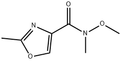 N-Methoxy-N,2-dimethyl-oxazole-4-carboxamide Struktur