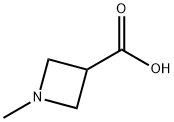 1-メチル-3-アゼチジンカルボン酸 化学構造式